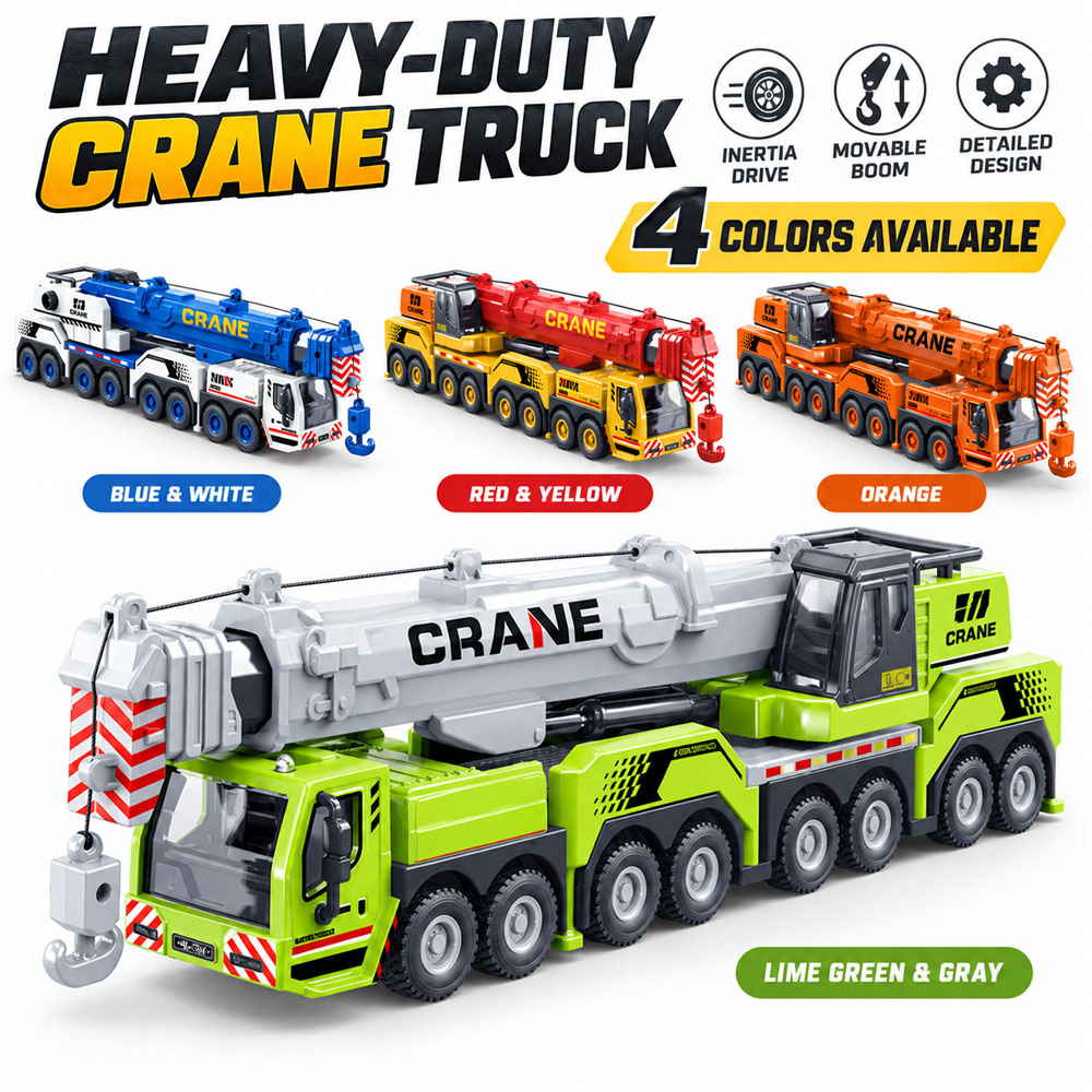Heavy Equipment Bucket - รถบรรทุกเครนสำหรับงานหนัก ขับเคลื่อนด้วยแรงเฉื่อย รถก่อสร้าง 360 ° โมเดลจำลองห้องควบคุมแบบหมุนได้
