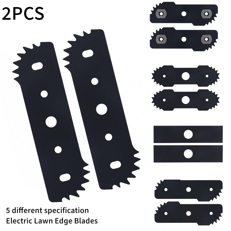 Heavy Equipment Grinder - 2PCS Edger ใบมีดไฟฟ้าเครื่องบดใบมีด Heavy Duty สนามหญ้าขอบใบมีดเปลี่ยน