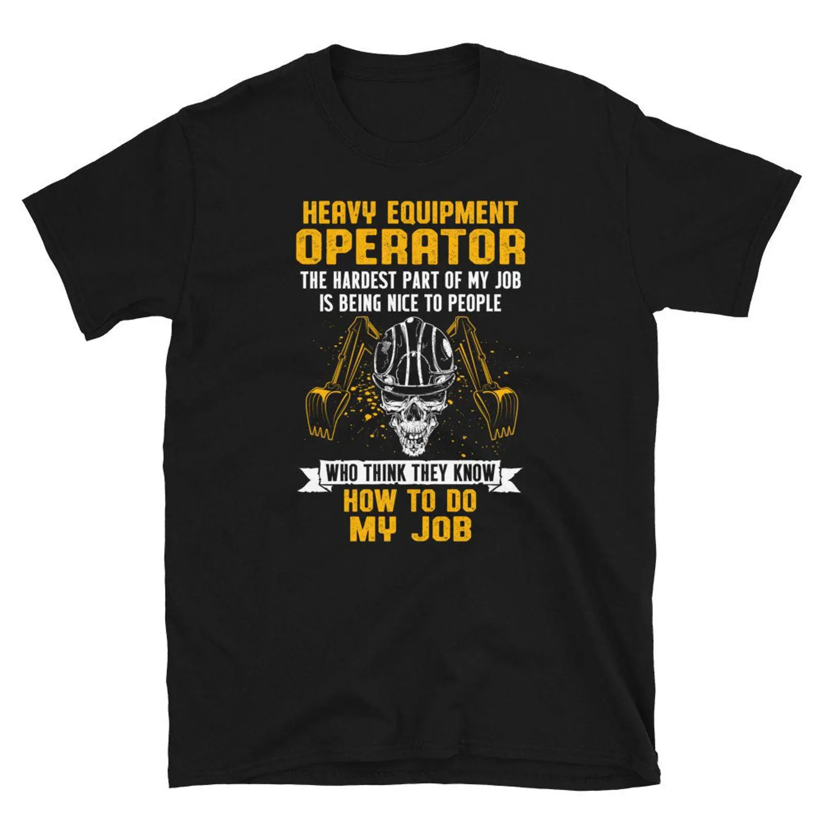 Heavy Equipment Washing - เสื้อยืดพนักงานควบคุมเครื่องจักรหนัก ลายกราฟิกสตรีทแวร์ สไตล์วินเทจ ผ้าซักแล้ว ยืดหยุ่น ระบายอากาศได้ดี