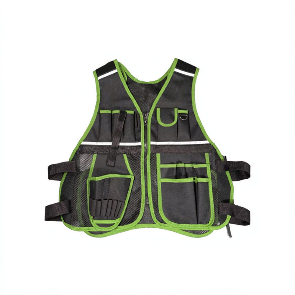 Heavy Equipment Electrician - เสื้อกั๊กเครื่องมือทำงานตามหลักสรีรศาสตร์ สำหรับช่างไฟฟ้า ช่างซ่อม ช่างไม้ งานก่อสร้าง ที่จัดเก็บอุปกรณ์ฮาร์ดแวร์